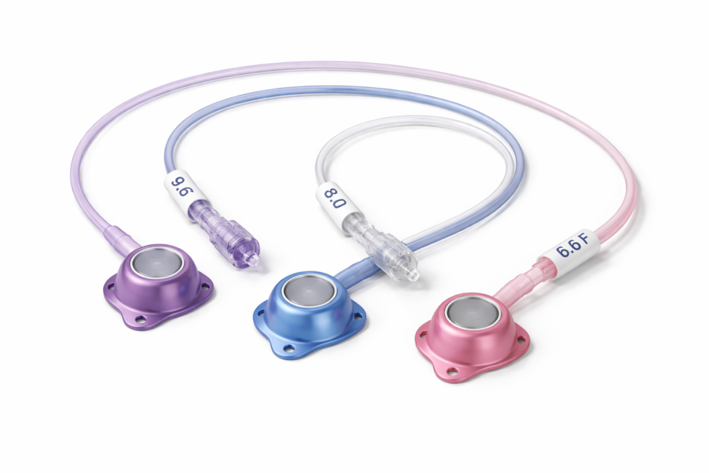 color coded venous access ports (1)