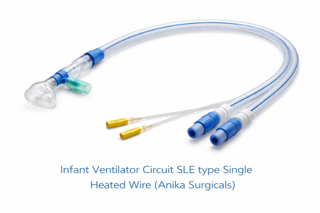 infant ventilator circuit on white background (1)